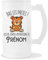 Planetee Chope de bière Prénom personnalisable Tigre bas les pattes | Verre pinte de bière idée cadeau personnalisé drôle et original pour collègue de travail famille et amis