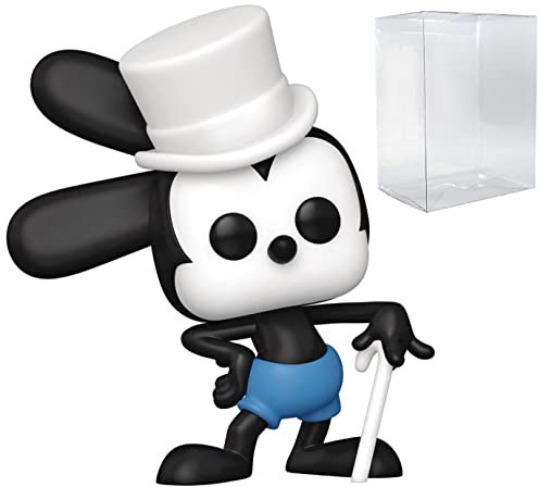 POP Disney: Disney 100 - Oswald The Lucky Rabbit Limited Edition Chase Funko Vinyl Figure (Bundled with Compatible Box Protector Case), Multicolored, 3.75 inches