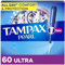 Tampax Pearl Tampons mit LeakGuard-Geflecht, ultra Saugfähigkeit, geruchlos, 60 Stück