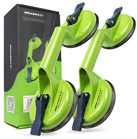 Saugheber Glassauger Glasheber Alu Vakuumheber Saugnapf Fliesen Heben AUSWAHL (GLSH2ALU-22)