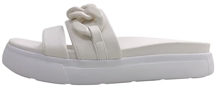 TT.BAGATT D31-A7590 Damen Pantolette, White, 40 EU