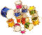 Garneck 30 Stück Weihnachtstrommel Miniture Dekoration Mini Stuffies Spielset Zubehör Musikinstrument Ornament Miniatur Weihnachtsschmuck Weihnachten Hängende Trommel Weihnachtsbaum