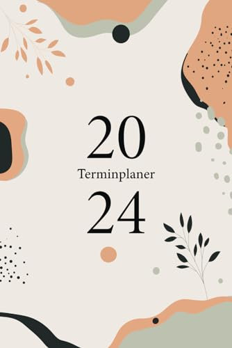 Terminplaner 2024: Terminkalender von Januar 2024 bis Dezember 2024 I 1 Woche 2 Seiten I Wochenplaner A5