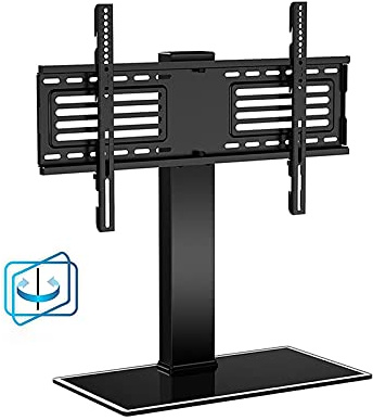 TV Stand Tabletop Adjustable TV Stand Desktop Monitor Hanger Universal 37-65 inch Steel TV Stand, Floor Standing TV Table Stand Television Support Decoration