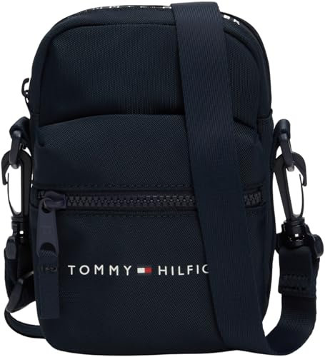 Tommy Hilfiger TH ESSENTIAL MINI REPORTER Umhängetasche Unisex Kinder, Blau (Space Blue), OS