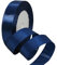 25 Yards/Rolle, einseitiges Satinband, Großhandel, Geschenkverpackung, Weihnachtsbänder, Nähen, Stoff, Hand-DIY, Größe (10, 15, 20, 25, 40) mm, Marineblau, 25 mm