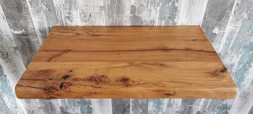 Regal für Waschbecken aus antikem Eichenholz, Größe 80 x 50 cm, echtes Bild des Regals aus Eichenholz, Antikholzregal, Regal aus antikem Holz, Badregal, Eiche antik