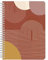 Clairefontaine 116065C - Notizheft Terracotta, mit Doppelspirale DIN A5 14,8x21 cm, 74 Blatt, liniert, sortiert, 1 Stück