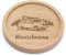 PrintPlanet® - Personalisierter Holz-Untersetzer mit Gravur - Untersetzer mit Namen personalisiert - Motiv: Camper