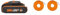 WORX WA3639 PowerShare 20V 2.0Ah Li-ion Battery with Charge Indicator and Overcharge Protection & WA0004 Replacement Spool and Line for Grass Trimmers Orange