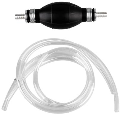 Thyonta Sifón manual de bomba de combustible manual para combustible, aceite, gasolina, sifón, bomba de transferencia con tubo de 2 m para bombeo de aceite líquido de coche