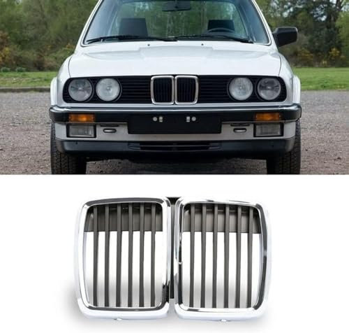 QziH für BMW E30 M3 3er Serie 1982-1991 Auto-Frontgrill Frontstoßstange Racing Grill Tuning Zubehör Frontgrill