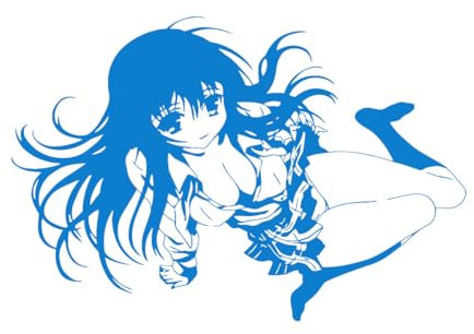 Anime Fashion Wall Decal Manga Vinyl Decals Teen Room Decor for Boys Removable Home Decorations Bedroom Wallpaper Large - 76x114cm