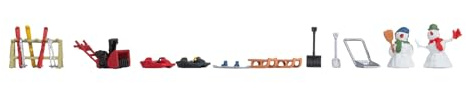 NOCH Winter accessories, model making winter decoration, 1:87 gauge H0 with hand-coloured details for detailed winter scenes on your system