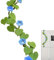 Morning Glory Kühlschrankmagnete, Efeu, Motiv: Morning Glory Climbing Ivy, Blumenranken-Dekorationen, multifunktional, tragbar, langfristige Verwendung, 80 x 7 x 6 cm, für Kühlschrank