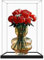Vetrina in acrilico per modello Lego 10328 Bouquet di rose, antipolvere, trasparente, vetrina da collezione (modello non incluso) (base a specchio 3 mm)