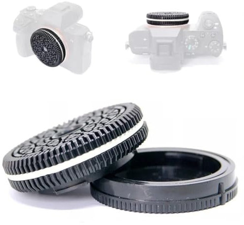 BAAQII 1 Packung fokussierfreies Pancake Biscuit Objektiv für Sony E Mount spiegellose Kamera 32 mm/F10