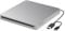 Wrtysully unità Dvd Blu Ray 3D Esterna, Lettore Blu Ray CD Dvd USB 3.0 e Type-C, Masterizzatore CD Dvd Ultra Sottile con Slot-in