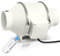 Worshow Inline Duct Fan 150mm 6” Bathroom Extractor Fans with Dual Speed Controller, 80W Inline Extractor Fan Efficient Quiet EC Motor, IP44 Ventilation Fan for Office Kitchen Grow Rooms Grow Tents