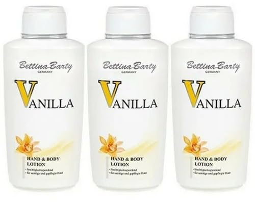 Bettina Barty Vanilla Hand & Body Lotion 3 x 500 ml