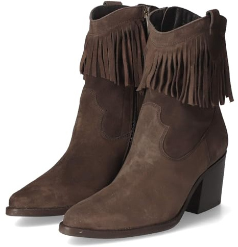 Paul Green 8249-029 Damen Cowboystiefel Rauleder in braun - Gr. 36