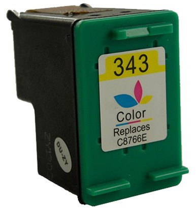 1 Druckerpatrone Tinte für HP Deskjet 5740 Officejet 6210 PSC 2610 PSC 1500 ersetzt HP343 C8766EE