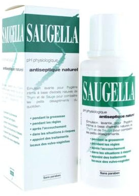 Saugella - Antiseptique Naturel - Soin Lavant - Equilibre de la zone intime - Apaise les irritations et les démangeaisons intimes – 250 ml