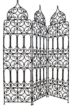 Orient orientalischer eiserner Paravent Rankhilfe Marrakesch 150cm