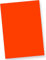 Neonpapier Extrem Grell NEON Rot 250 Blatt DIN A4, 80 g/qm Briefpapier, Leuchtpapier Party Deko Bastel Papier