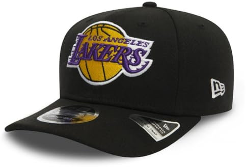 New Era Los Angeles Lakers NBA Classic Black 9Fifty Stretch Snapback Cap - M - L