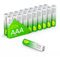 Batterie AAA - Set da 20 | GP Extra | Pile Ministilo AAA Alcaline da 1,5V / LR03 - Lunga Durata