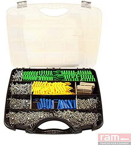 Schraubenset Agglo TF Pozidriv mit Schaft und Dübel RC