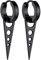 FOCALOOK Herren Ohrringe schwarz Edelstahl Huggie Creolen mit umgekehrtem Dreieck Ohrstecker Ohr Piercing Punk Stil Modeschmuck Accessoire für Jungen Mädchen
