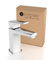 instmaier B2 | Wasserhahn für Bad | Waschtischarmatur in Chrom Weiß | Armatur mit einfacher Montage | Einhebelmischer Waschbecken | Mischbatterie aus Messing | Premium Qualität