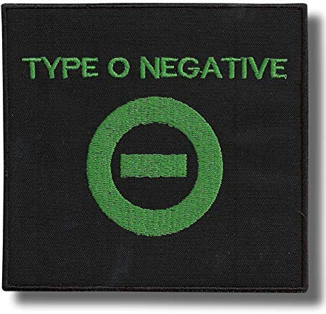 Typ O Negativ-Aufnäher, bestickt, zum Aufbügeln