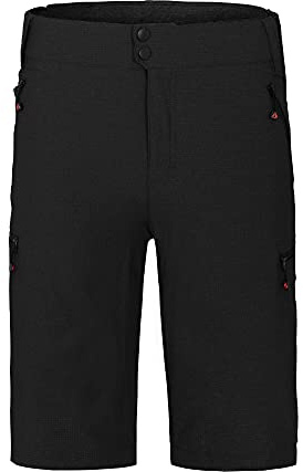 Bergson PORVOO Bermuda | Herren 2 in 1 Radshorts (mit gepolsterter Innenhose) - Robuste Herren 2in1 Radshorts in Bermuda-Länge mit gepolsterter Innenhose, Normalgrößen, herausnehmbare, einknöpfbare I