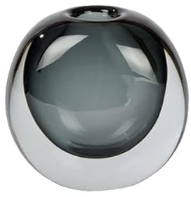 Lambert [DL] Cariani Glasvase Stein, H13 cm x 8,5 cm x 14 cm