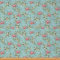 Loussiesd Blumenstoff Meterware Klassisches botanisches Naturthema Polsterstoff für Stühle und Heimwerkerprojekte Rosen dekorativer wasserdichter Stoff 460x150cm