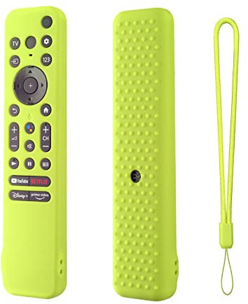 1 Packung Fernbedienungsabdeckung Für Sony 4? 8K HD-Fernseher, Silikon-Fernbedienungsabdeckung, TV-Fernbedienungsabdeckung Mit Trageband, Leuchtende Silikon-Schutzhülle, Stoßfeste Und rutschfeste