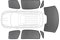 CREEST Magnetische Auto Sonnenschutz Blockierung für Opel Zafira 1999-2003 Block UV Strahlen Schutz der Privatsphäre,B