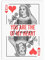 Nastami Valentinskarte Postkarte Valentinstag Karte Liebe Jahrestag Geschenk (Queen of my heart)