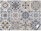 AIBAOBAO 12pcs 15x15cm Grey Self Adhesive Wall Tiles, Stick On Kitchen Wall, Bathroom Splashback Moroccan Style Self Adhesive Tiles PVC Waterproof Decoration, Home Tile Paint 6x6in
