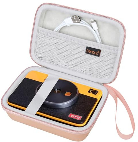 Canboc Valise pour imprimante Photo Portable Kodak Mini 2 Retro 4pass / Appareil Photo numérique instantané 2 en 1 Kodak Mini Shot 2 Retro 4pass, Or Rose