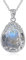 YAFEINI Collier en Argent Sterling 925 avec Pendentif en Forme D'arbre de vie en Forme de Larme et de Labradorite pour Femmes et Filles