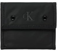 Calvin Klein Jeans Herren Geldbörse K50K512591 mit Klettverschluss, Schwarz (Schwarz), Einheitsgröße, Schwarz (Schwarz), Einheitsgröße