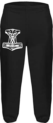 SONS OF ODIN Herren Jogginghose Trainingshose Thors Hammer Wikinger Motive Größe S bis 10XL