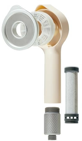 Hello Klean Purifying Shower Head Refill Cartridges - Filters to Remove Unwanted Metals, Chlorine & Impurities Found in Shower Water - includes 1x Headpiece Cartridge & 1x Handle Cartridge