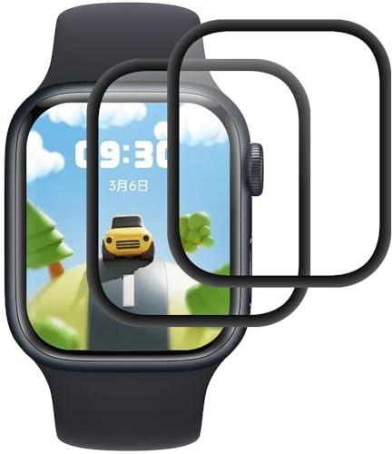 Panzer Schutz Glas für Apple watch Series 6/5/4/SE 44mm, 2 Stück Displayschutz[Anti-Kratzen][Fingerabdruck kompatibel][9H Härte]Schutzfolie