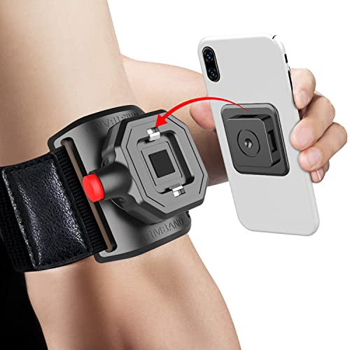 Fascia Braccio Running, Fascia da Braccio Sportiva da Corsa, Porta Cellulare Braccio, Protegge l'LCD da Urti, per iPhone da 4,5-7 per Jogging Palestra