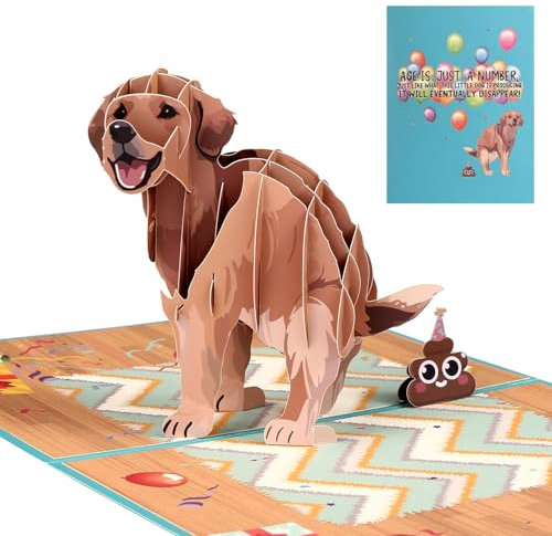 Kesote Geburtstagskarte Frau Geburtstagskarte Pop Up Karte Geburtstag Mann Geburtstagskarte Lustig Hund Happy Birthday Geschenk